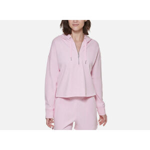 Calvin Klein Performance Women Half-Zip Hoodie Posh Pink Size L